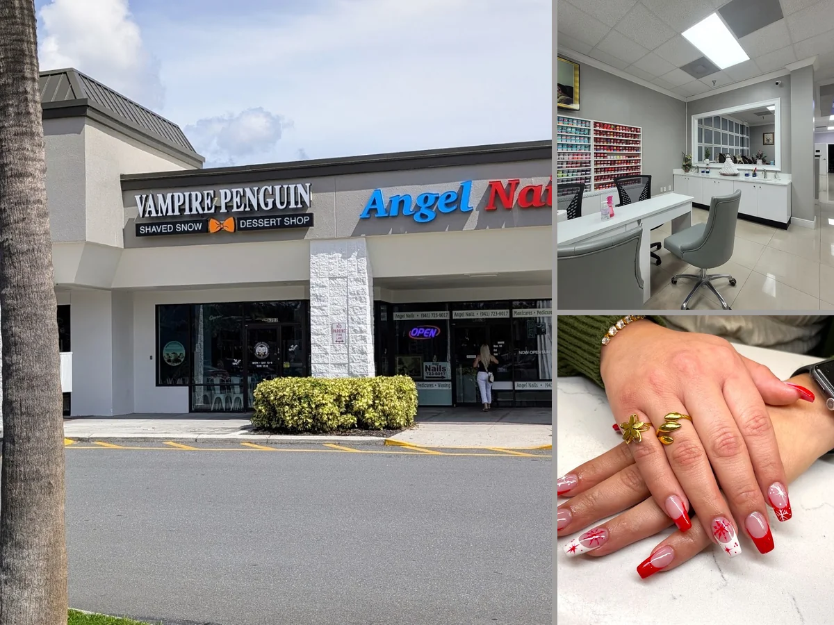 Pedicure chair and salon workstation.